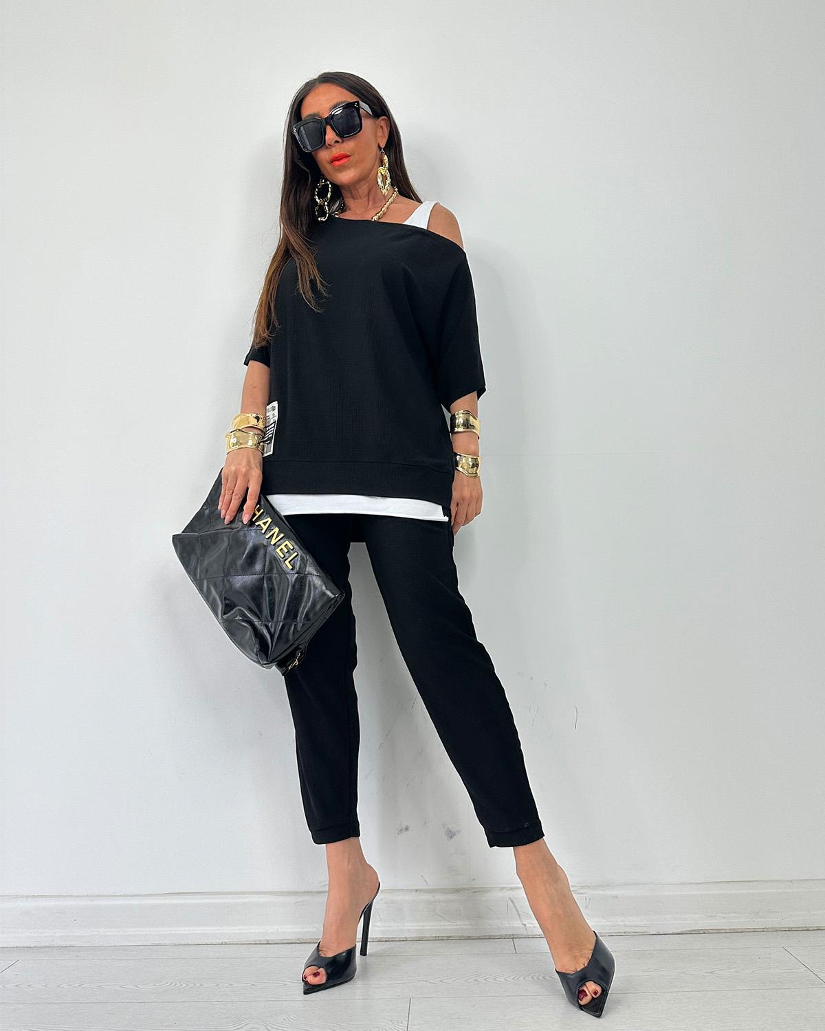 Anetta Takım Siyah