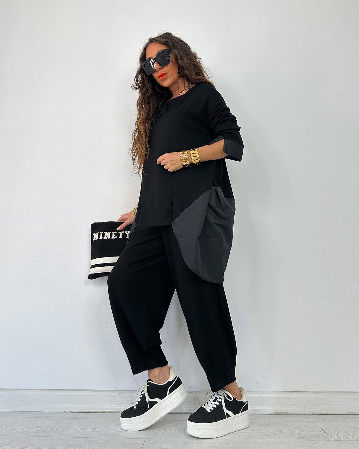 Anjelika Takım Siyah