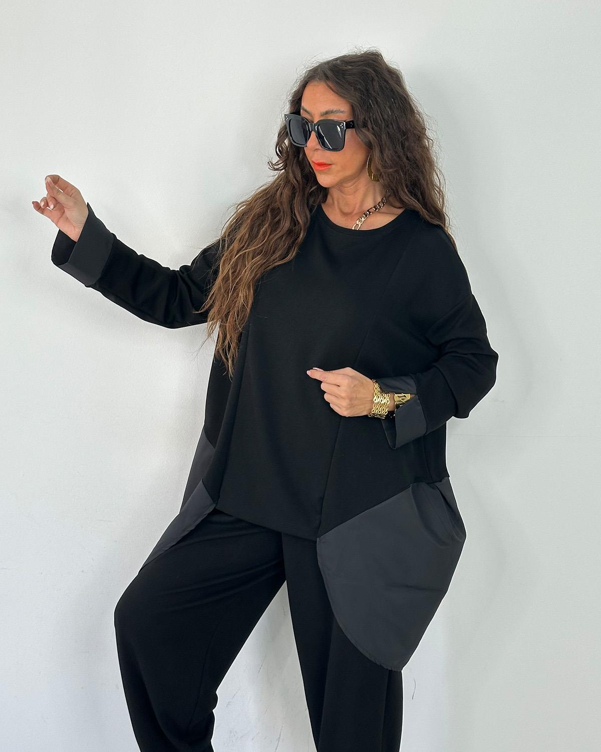 Anjelika Takım Siyah