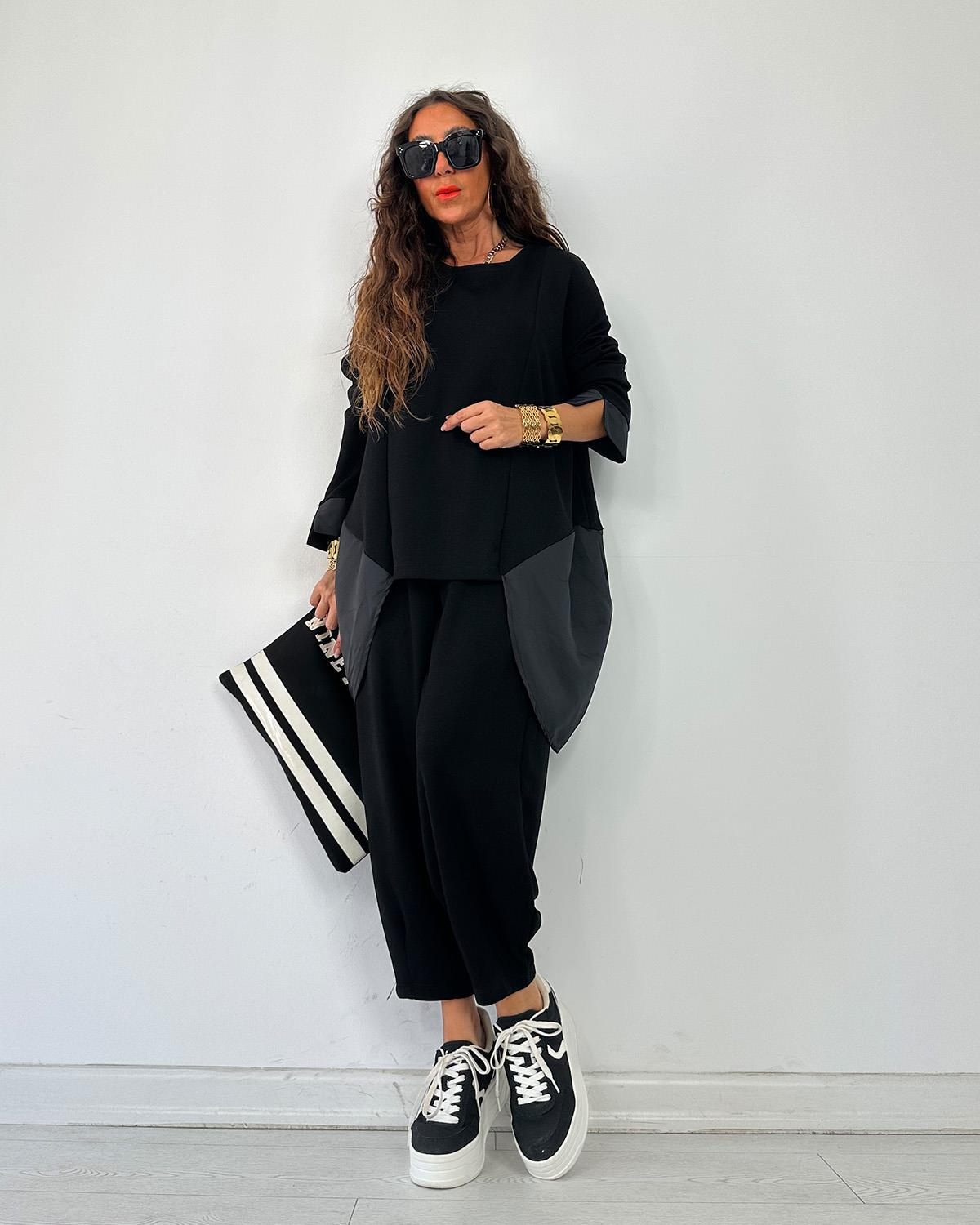 Anjelika Takım Siyah