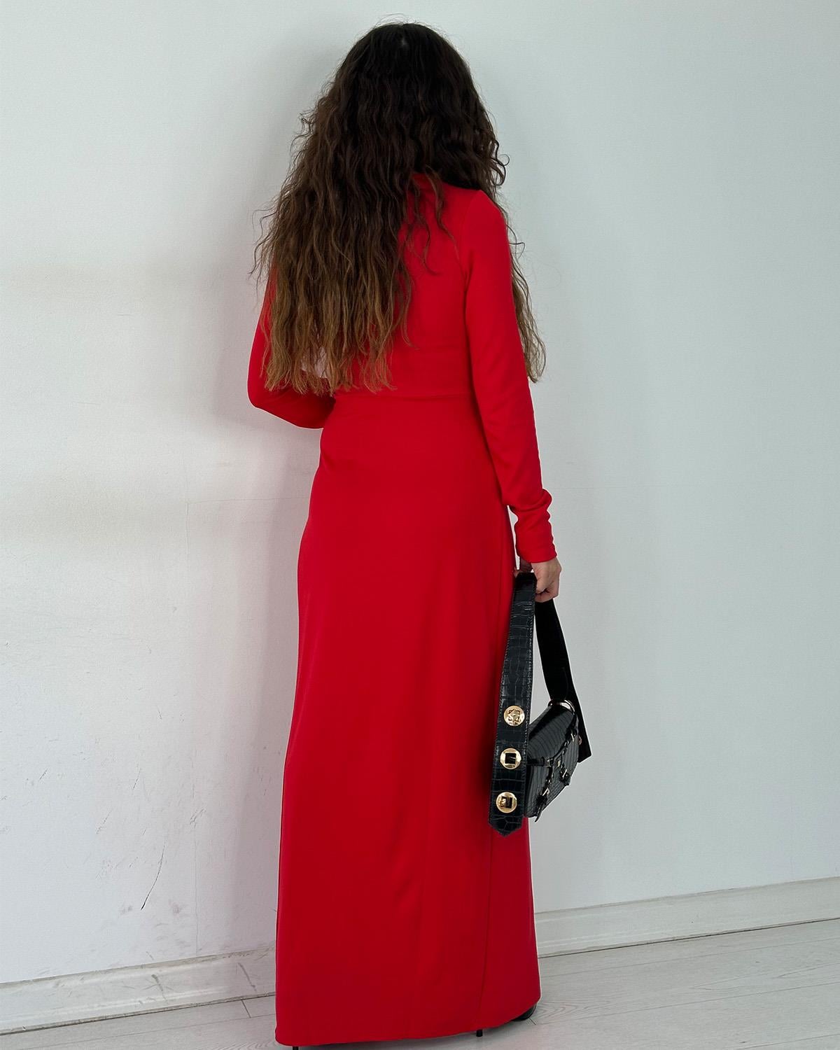 Belinda Elbise Kırmızı