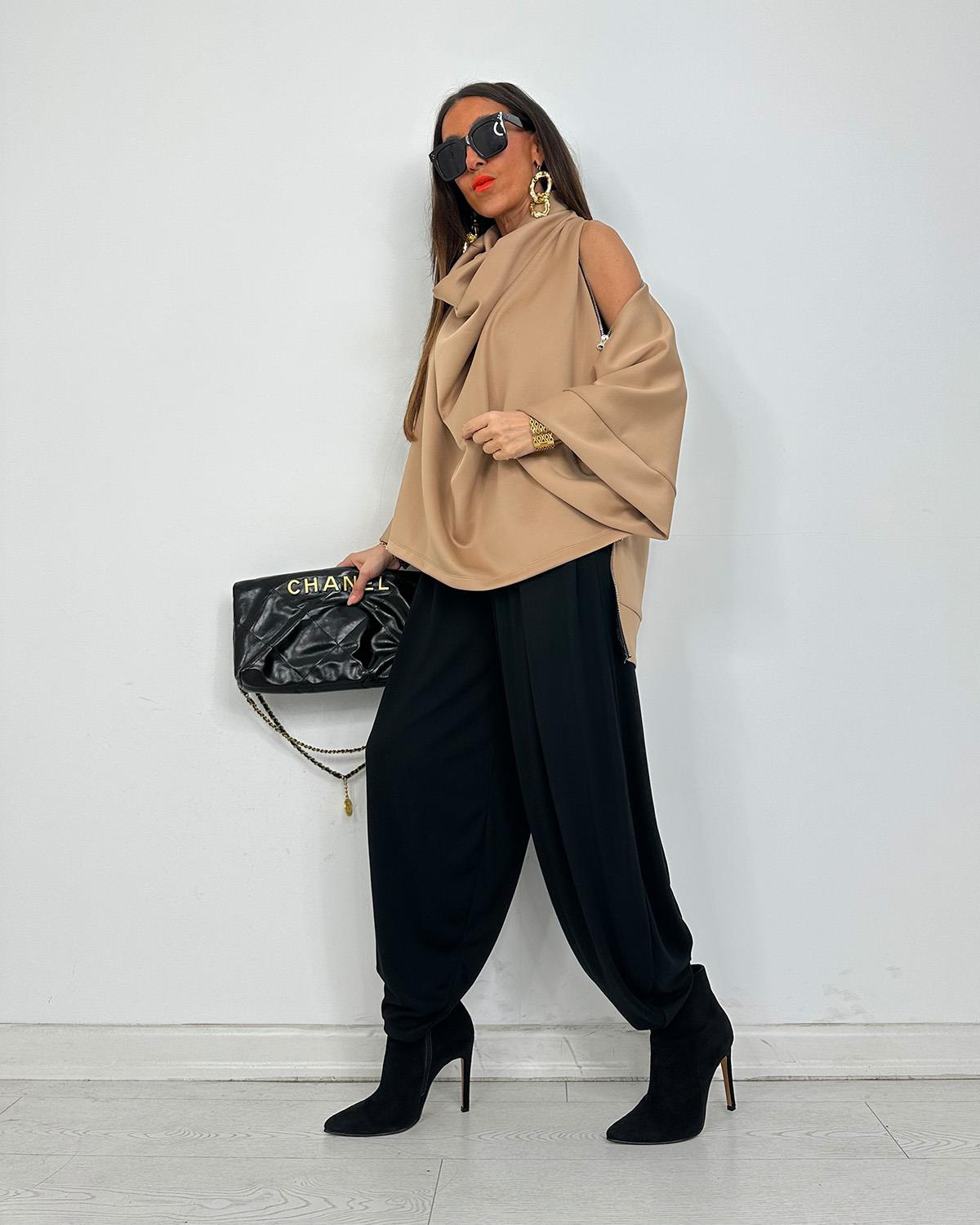 Bella Bluz Camel (ÖN SİPARİŞ)