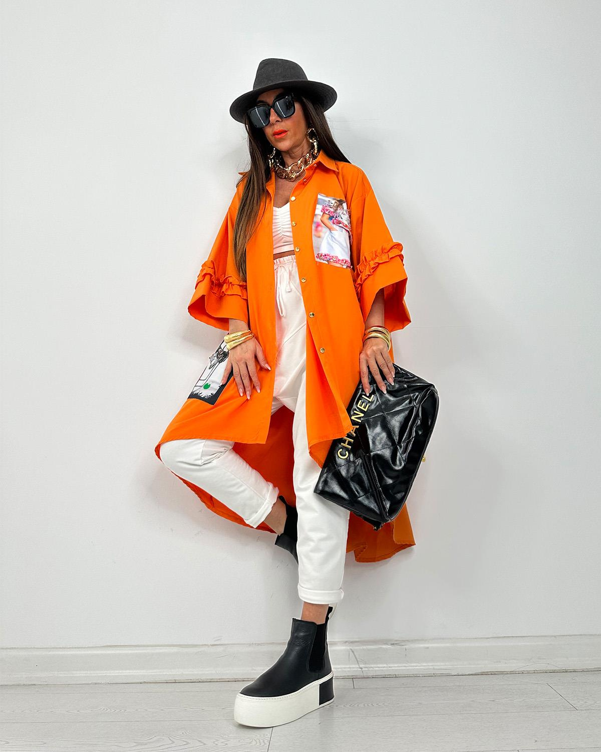 Beneto Tunik Elbise Orange