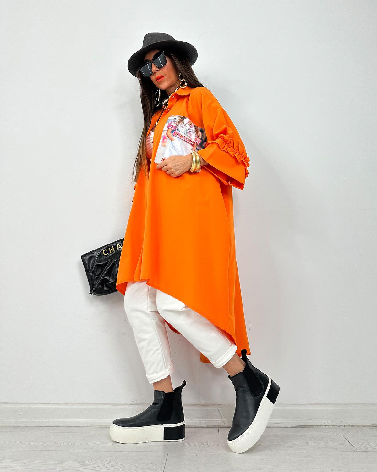 Beneto Tunik Elbise Orange