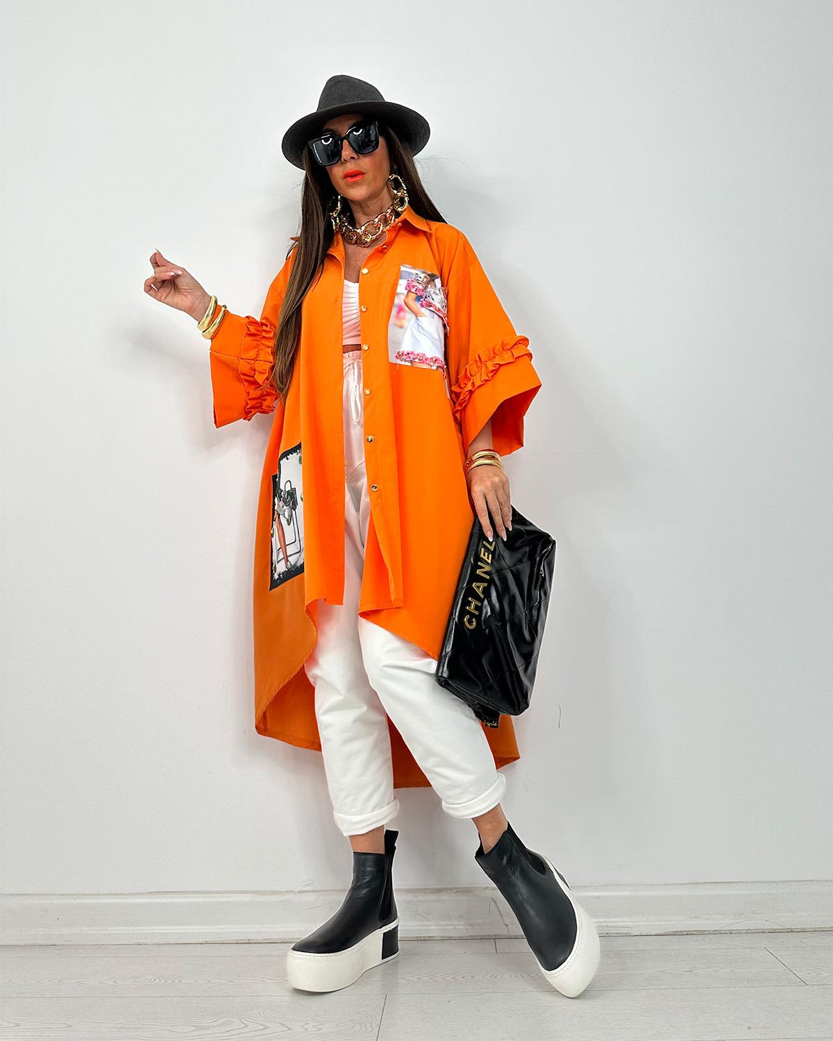 Beneto Tunik Elbise Orange