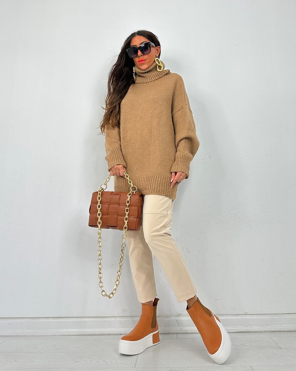 Beybis Triko Kazak Camel