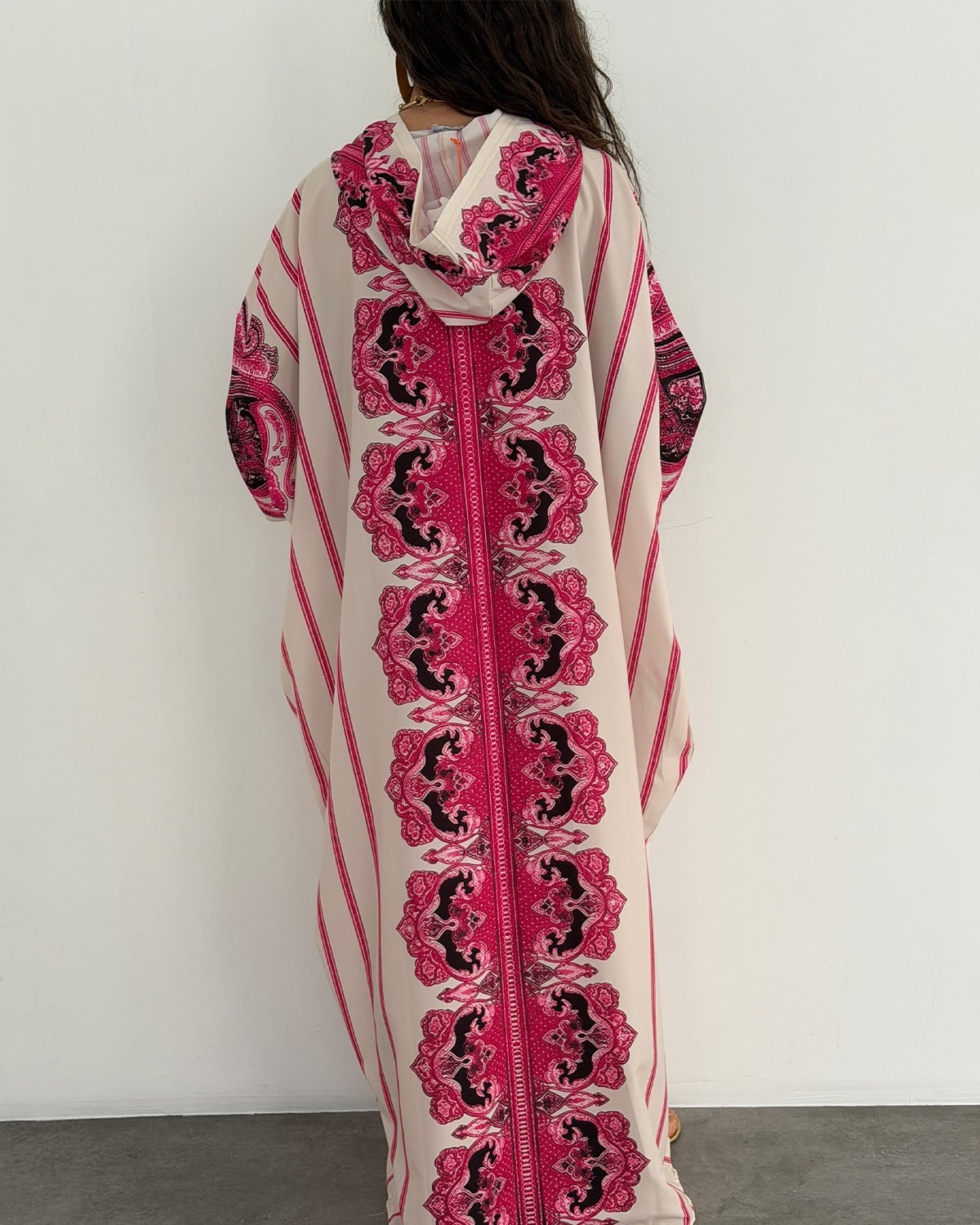 Cina Tunik Kap Elbise Pembe