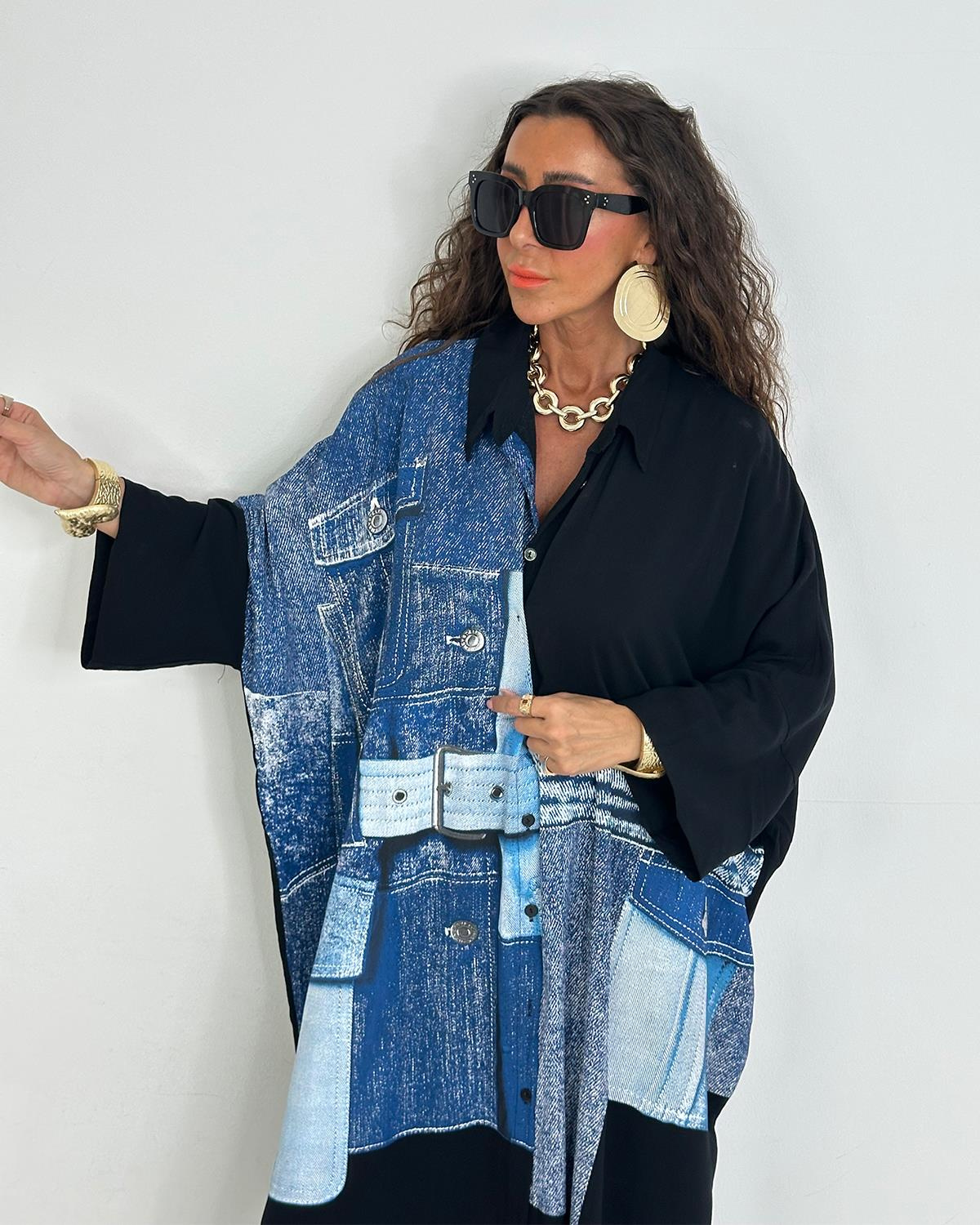 Denim Elbise