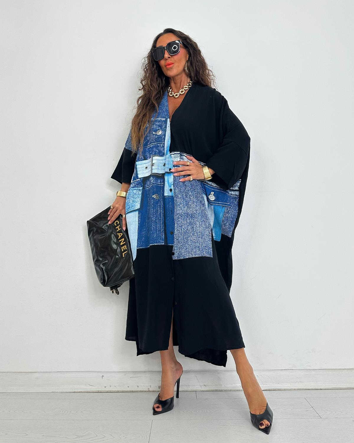 Denim Elbise