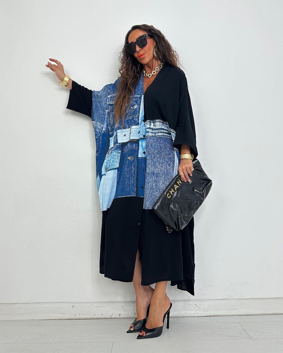 Denim Elbise