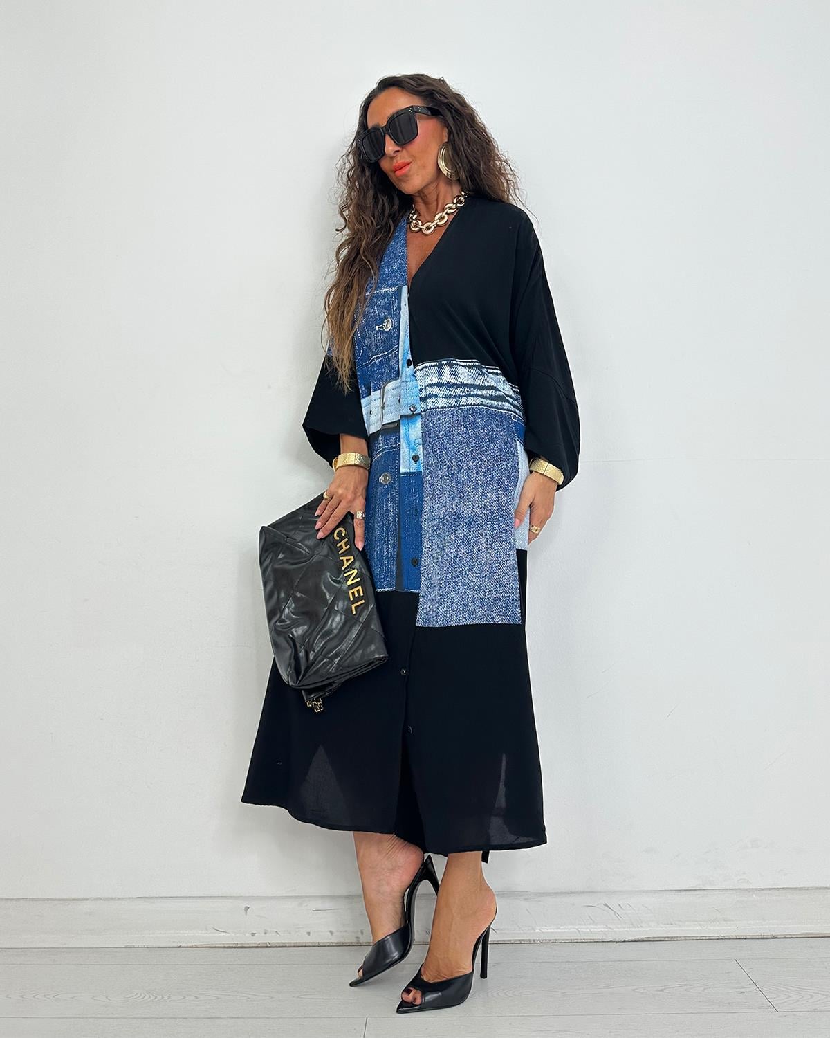 Denim Elbise