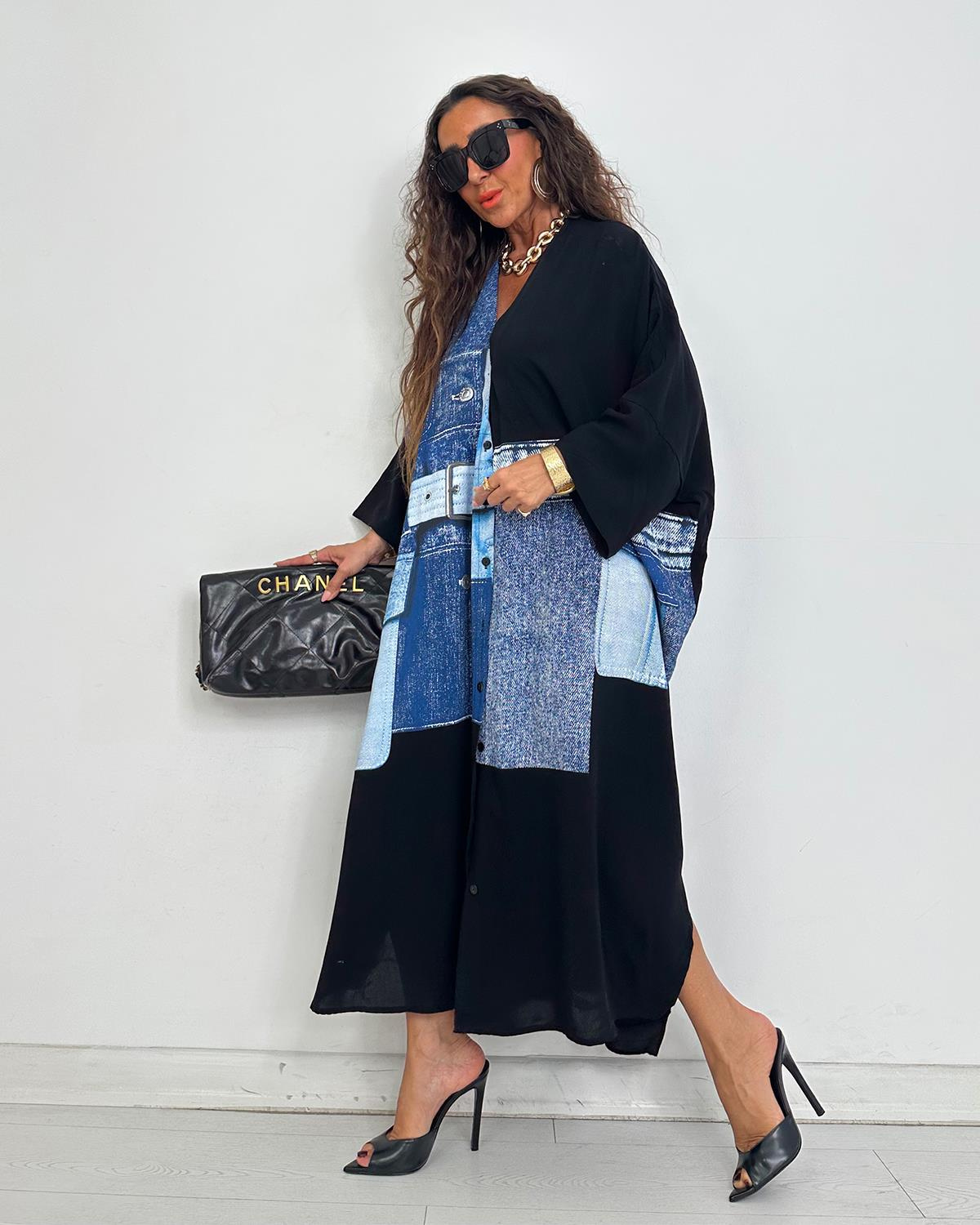 Denim Elbise