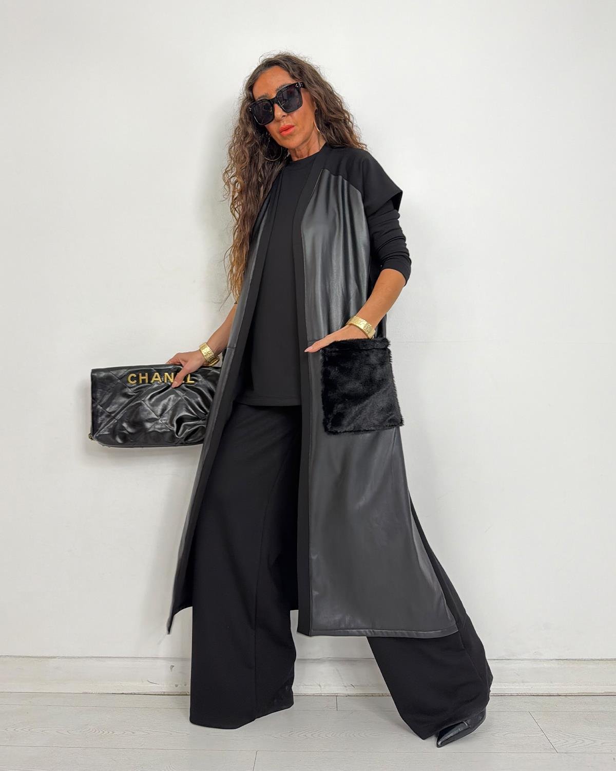 Donatella Deri Ceketli Takım