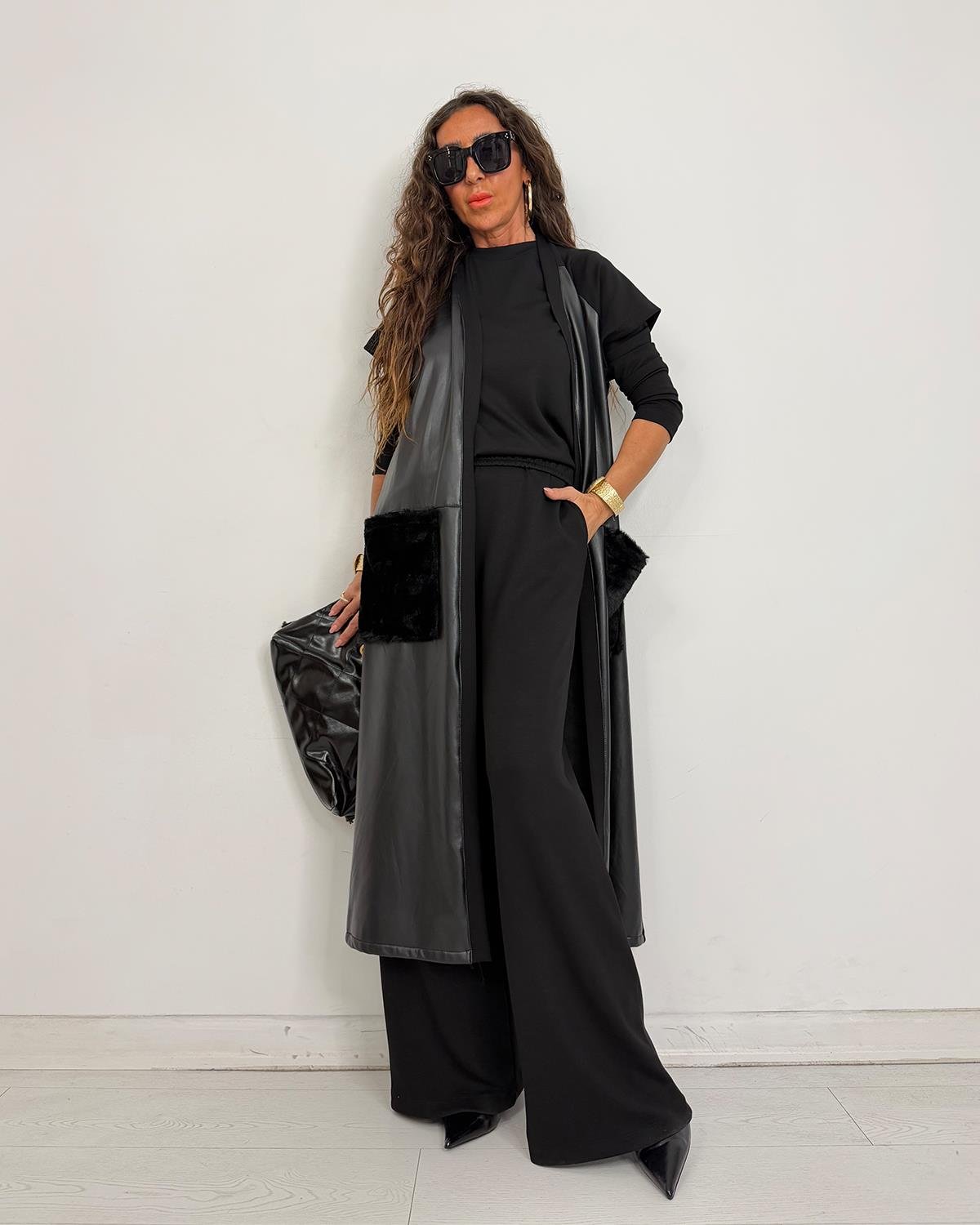 Donatella Deri Ceketli Takım