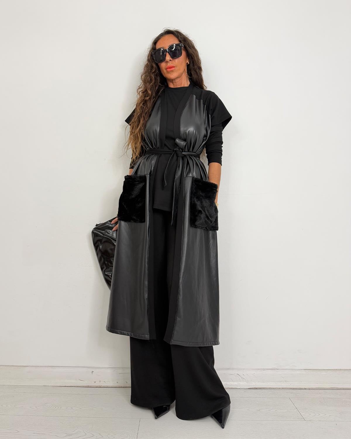 Donatella Deri Ceketli Takım