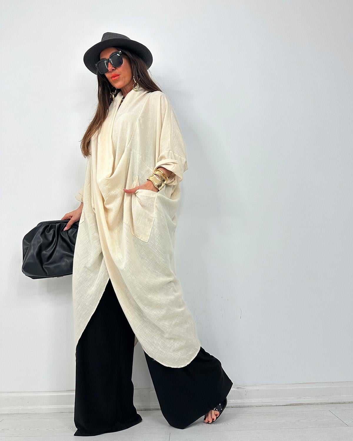 Efsanee Tunik Ekru