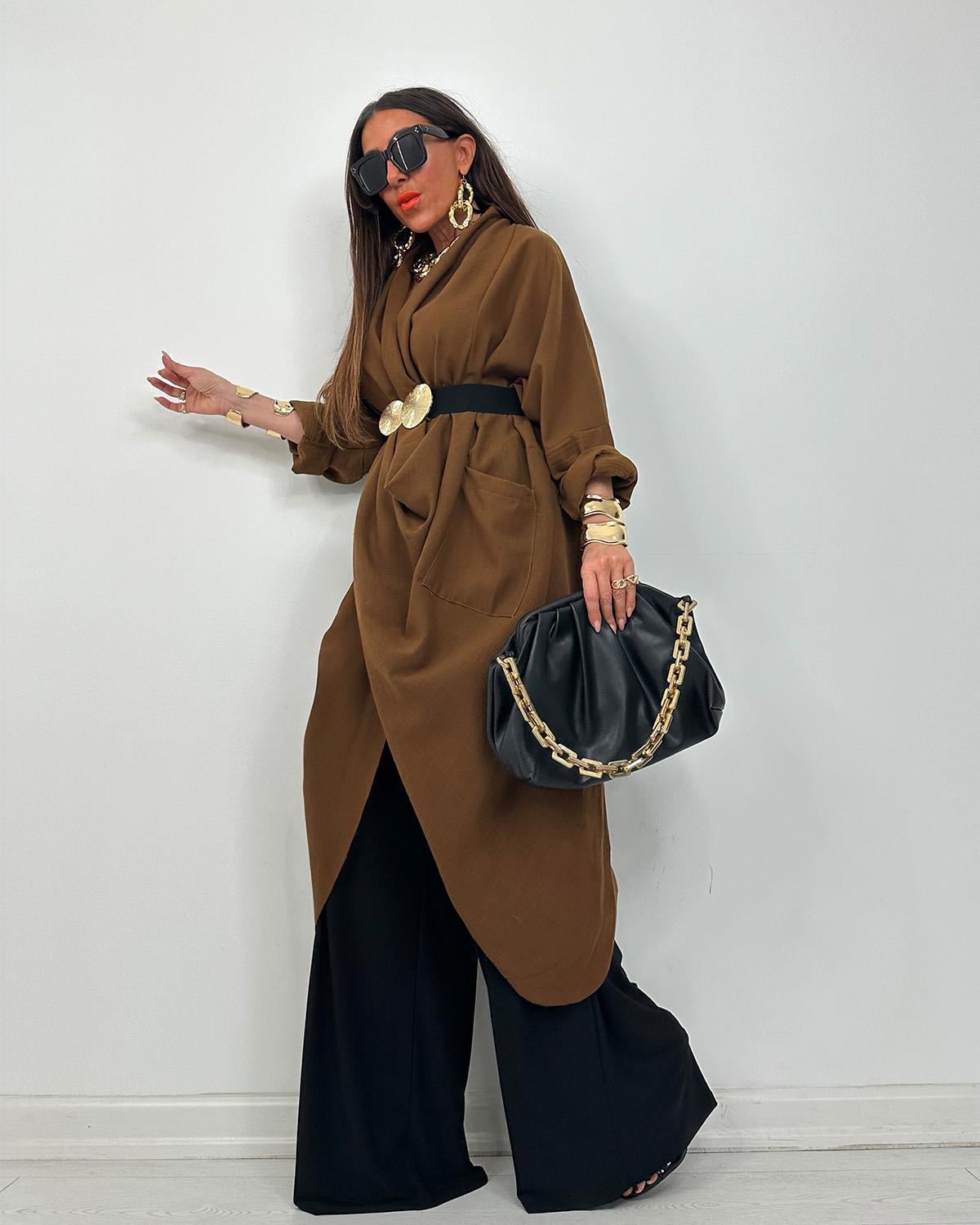 Efsanee Tunik Kahve