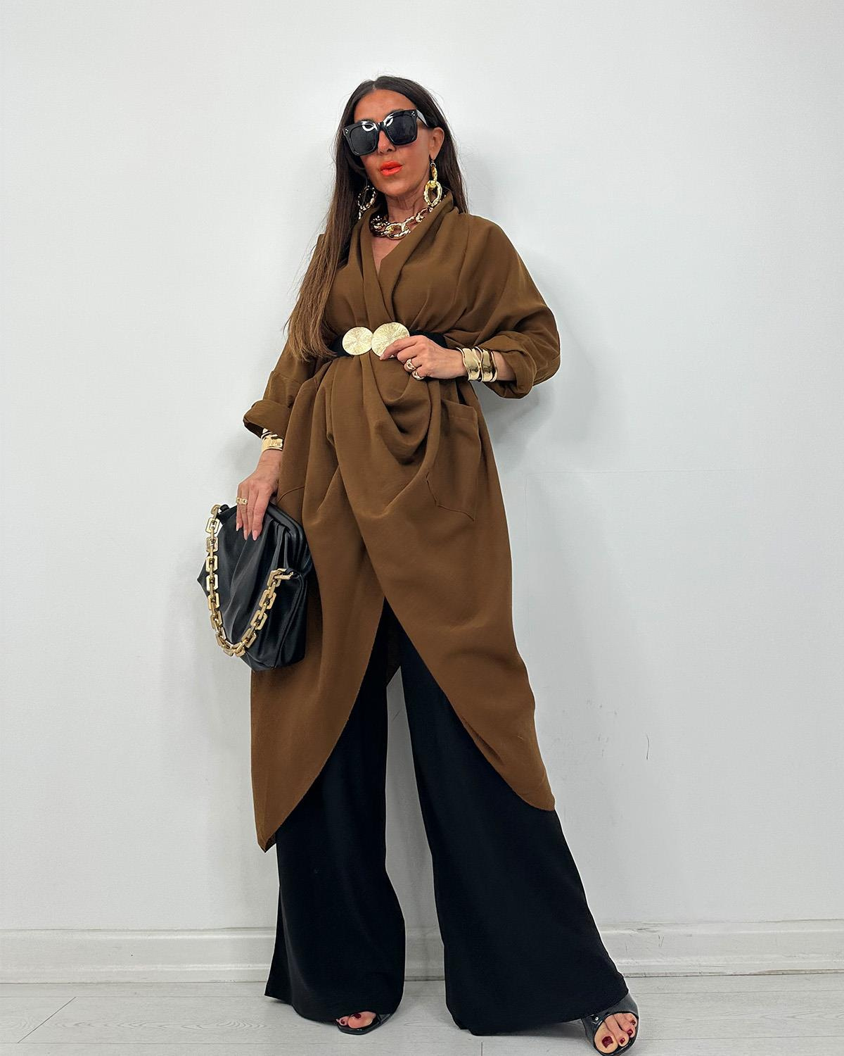 Efsanee Tunik Kahve