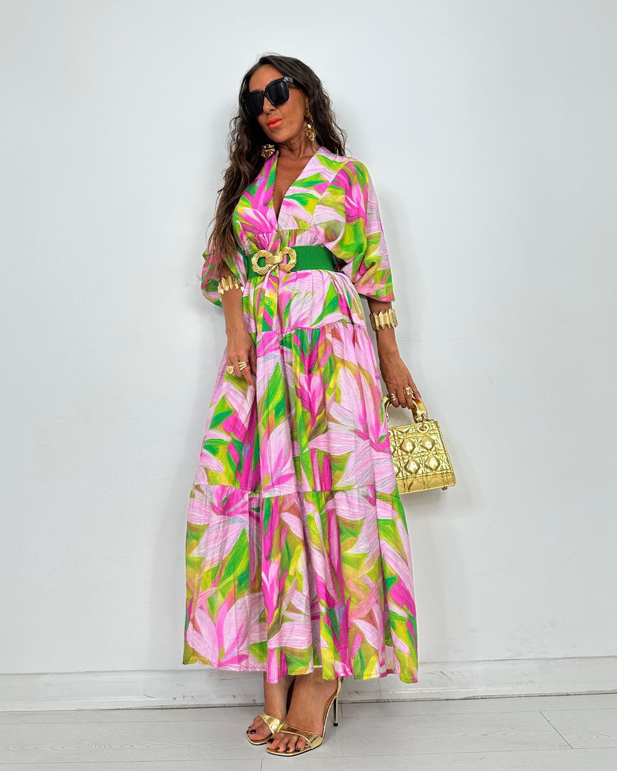 Piena Elbise Pembe