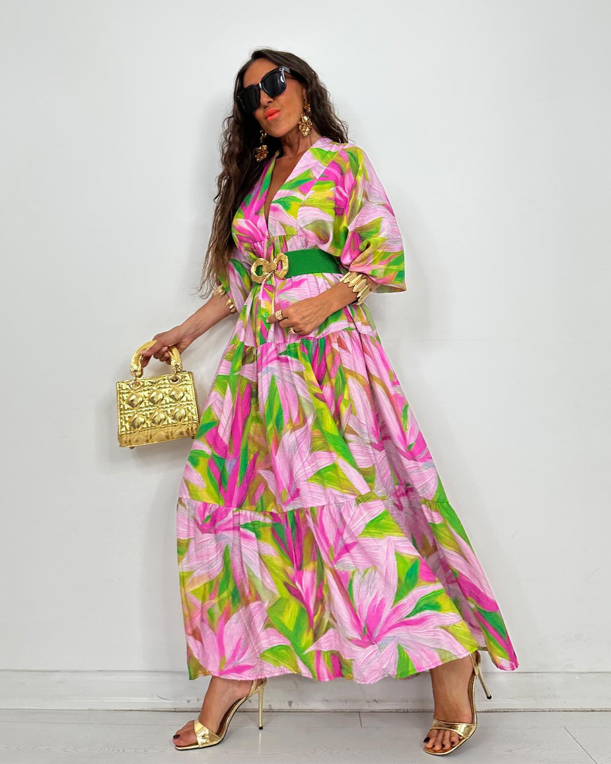 Piena Elbise Pembe