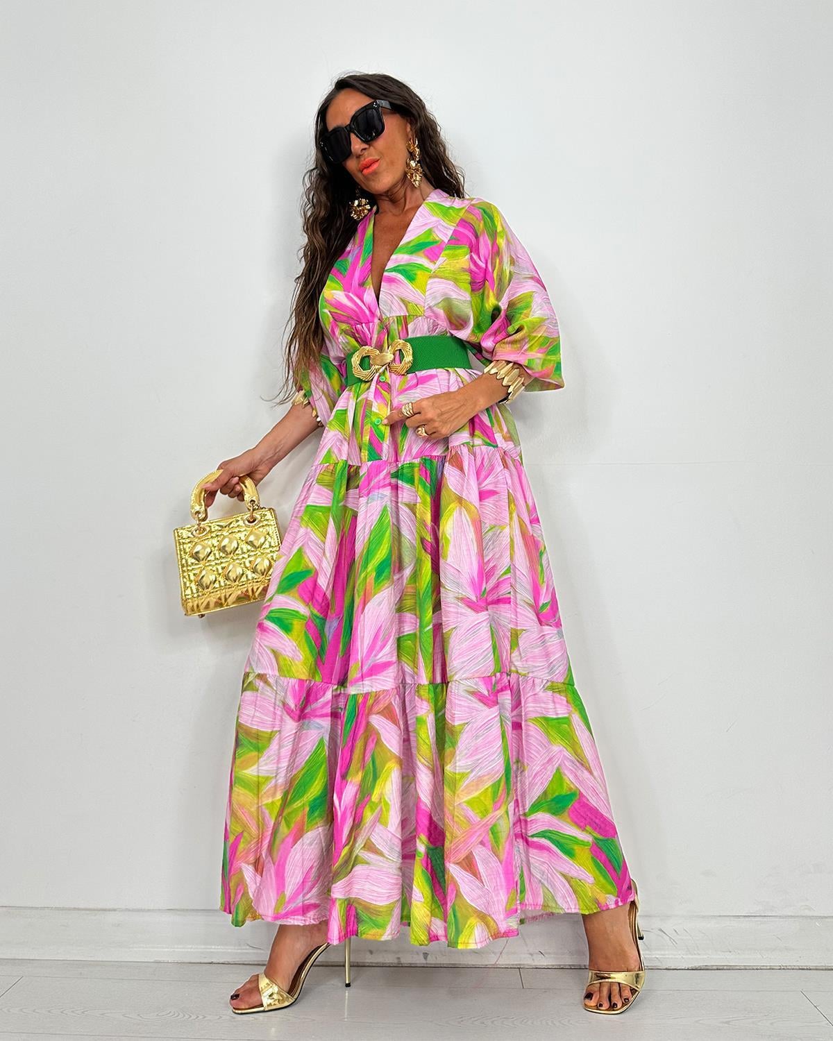 Piena Elbise Pembe
