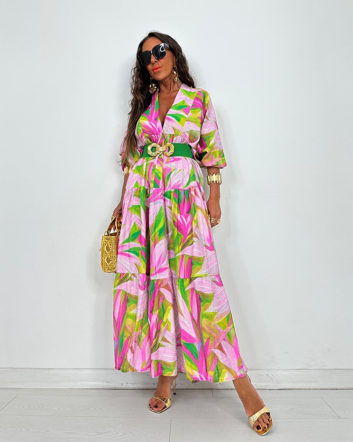 Piena Elbise Pembe
