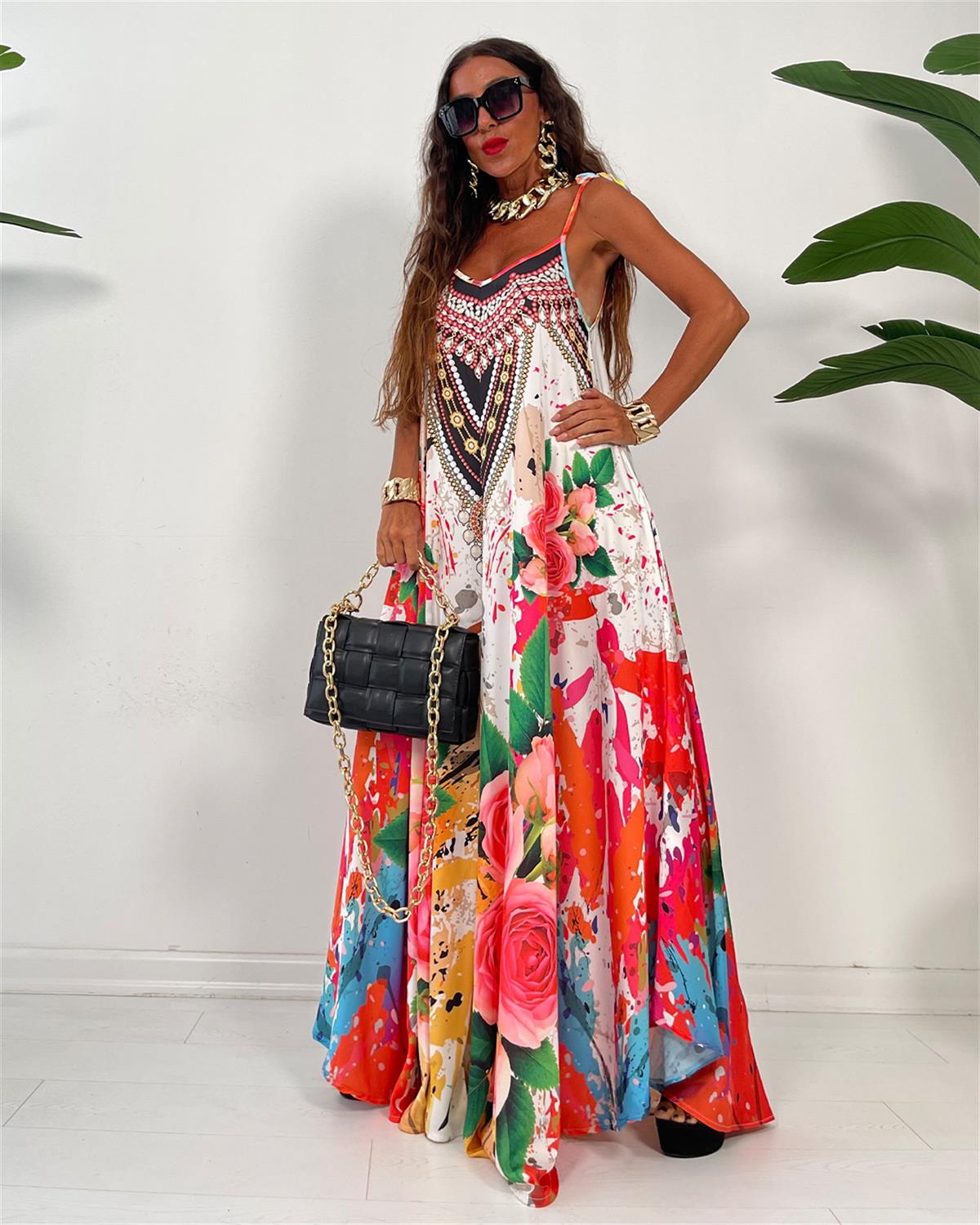 Flora Tulum Beyaz