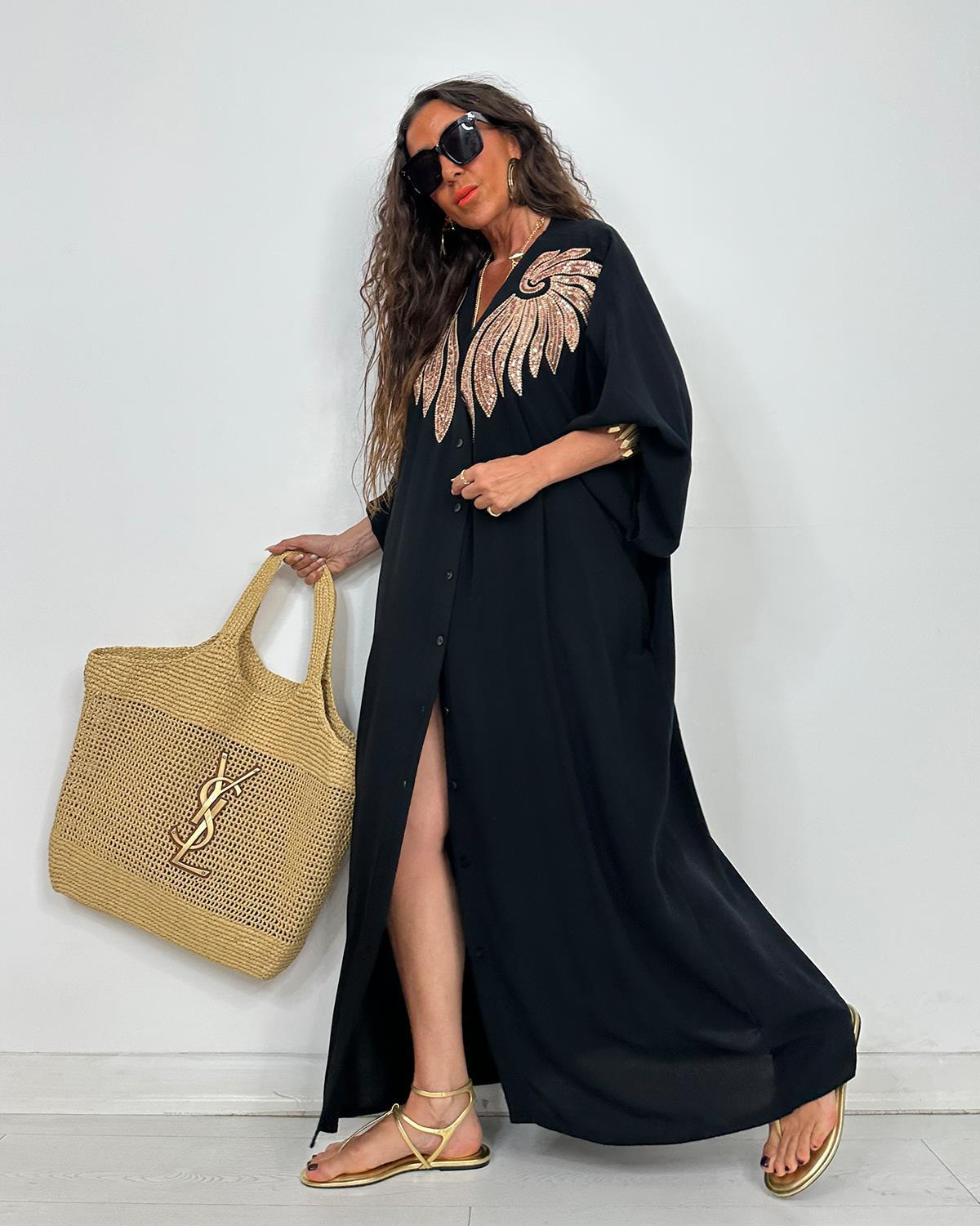 Fly Elbise Siyah