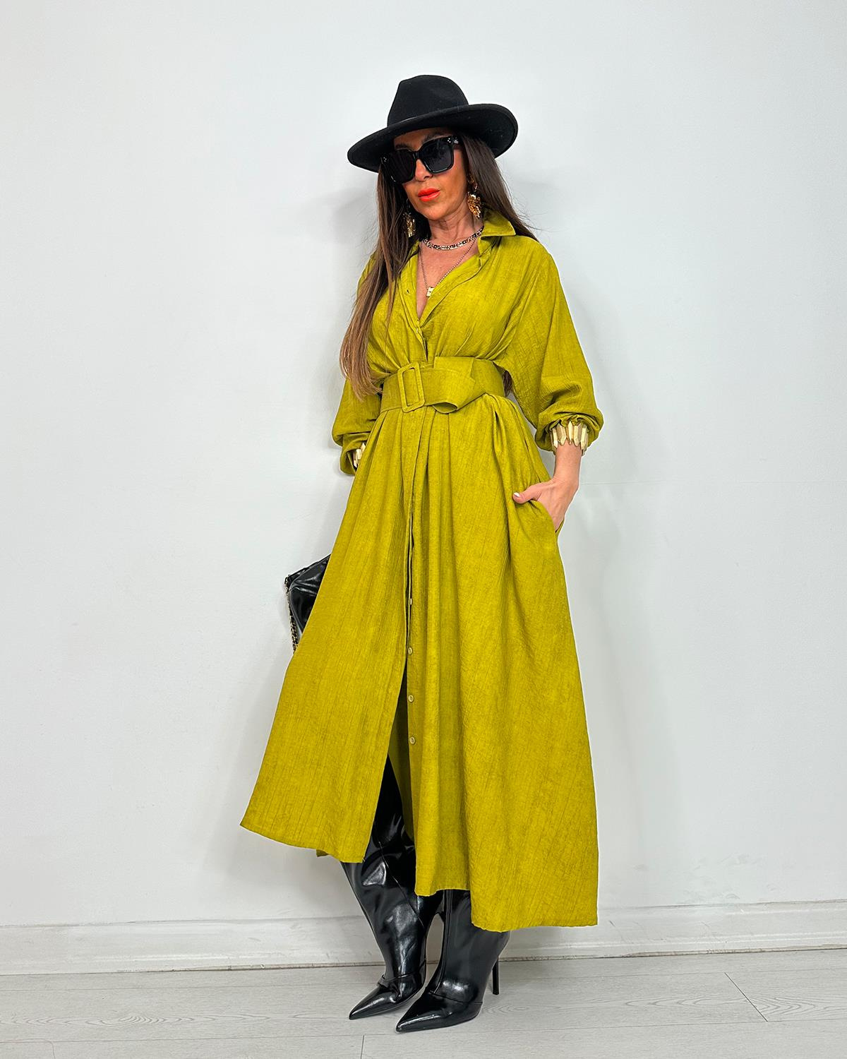 Forella Elbise Fıstık