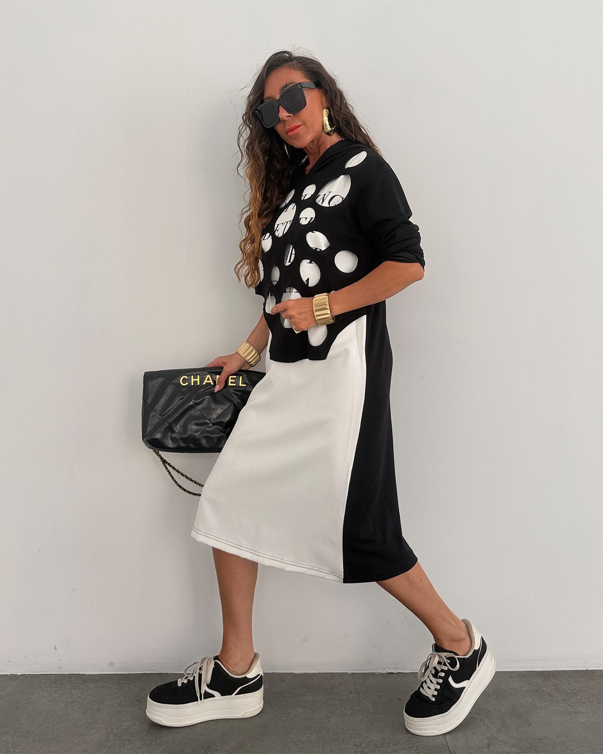 Greta Tunik Elbise Siyah