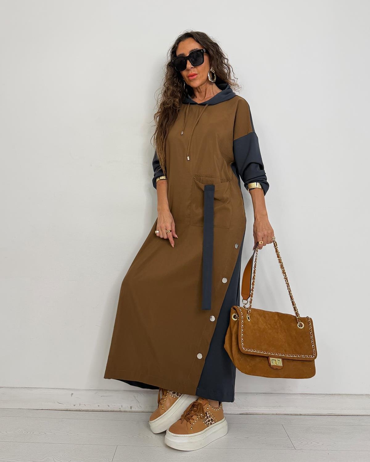 Havana Elbise Lacivert