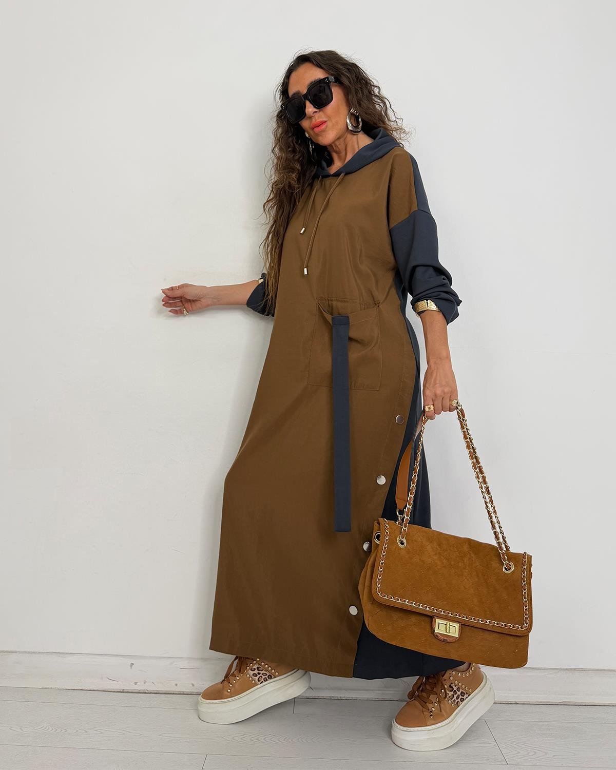 Havana Elbise Lacivert