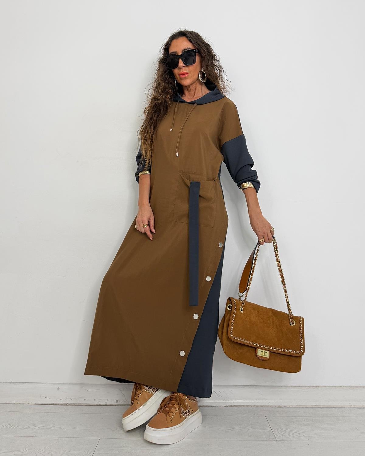 Havana Elbise Lacivert