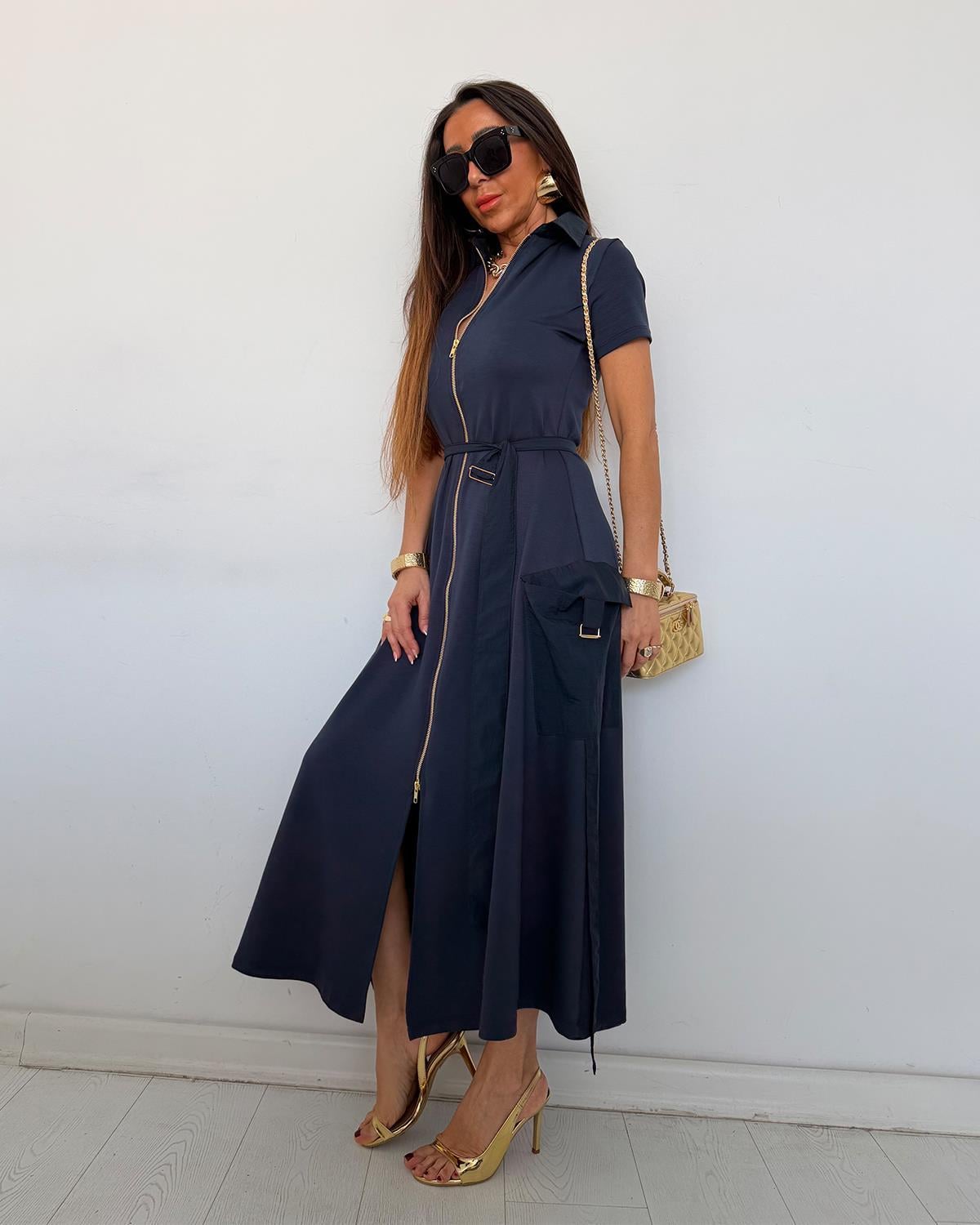 Hena Elbise Lacivert