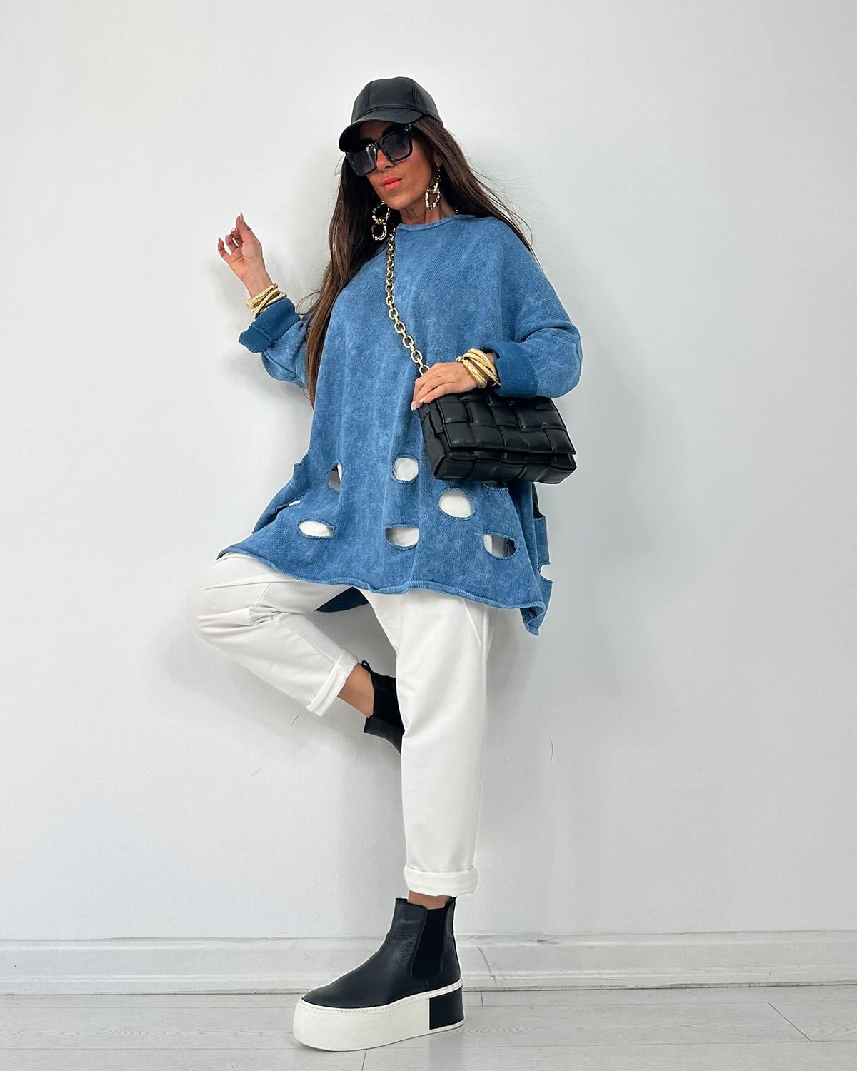 Hilda Sweatshirt Mavi