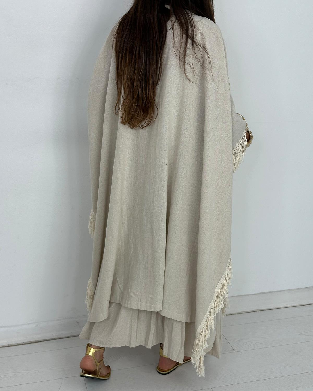 Keta Püsküllü Kimono