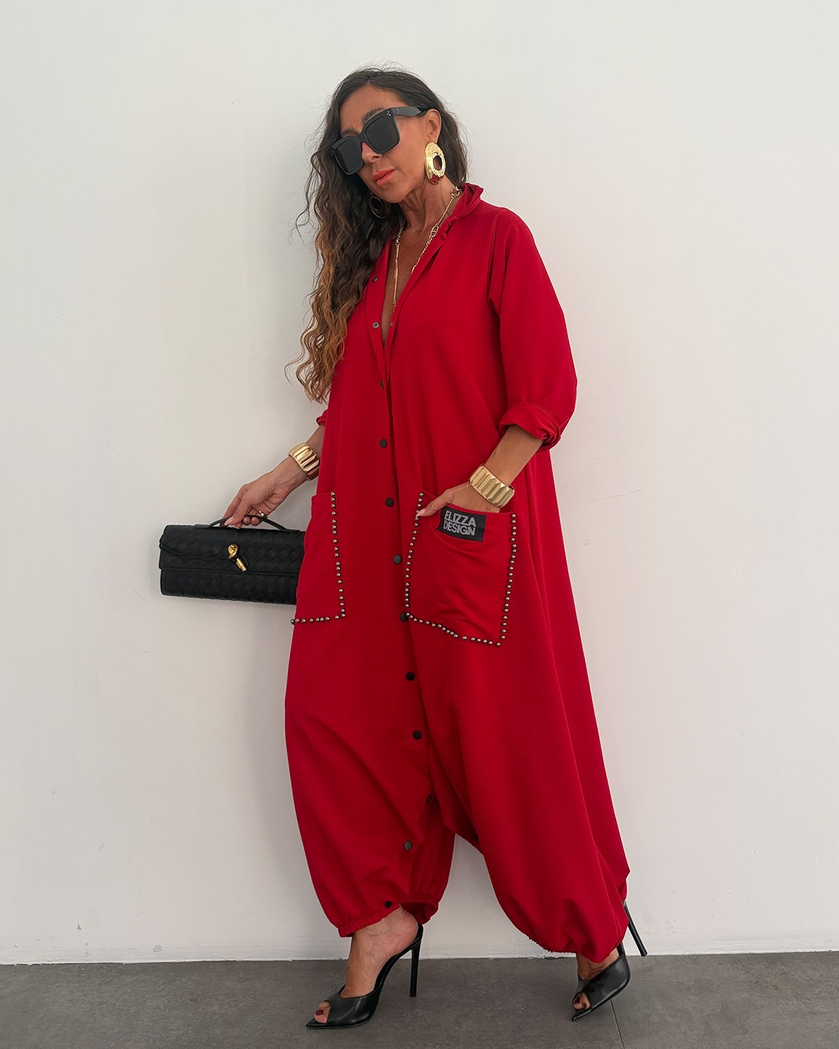 Lady Tulum Elbise Kırmızı