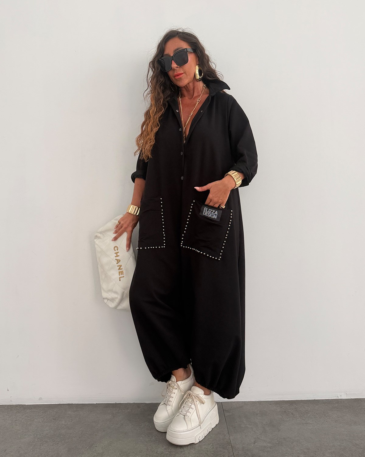 Lady Tulum Elbise Siyah