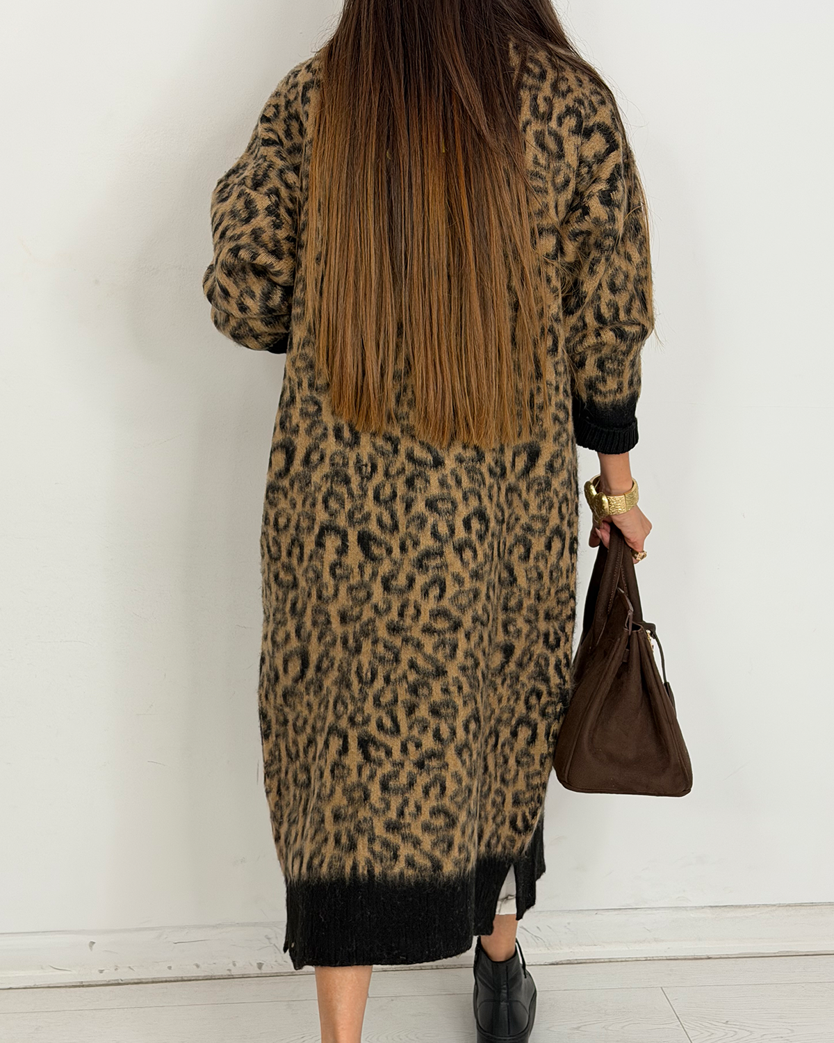 Leo Leopar Hırka Siyah