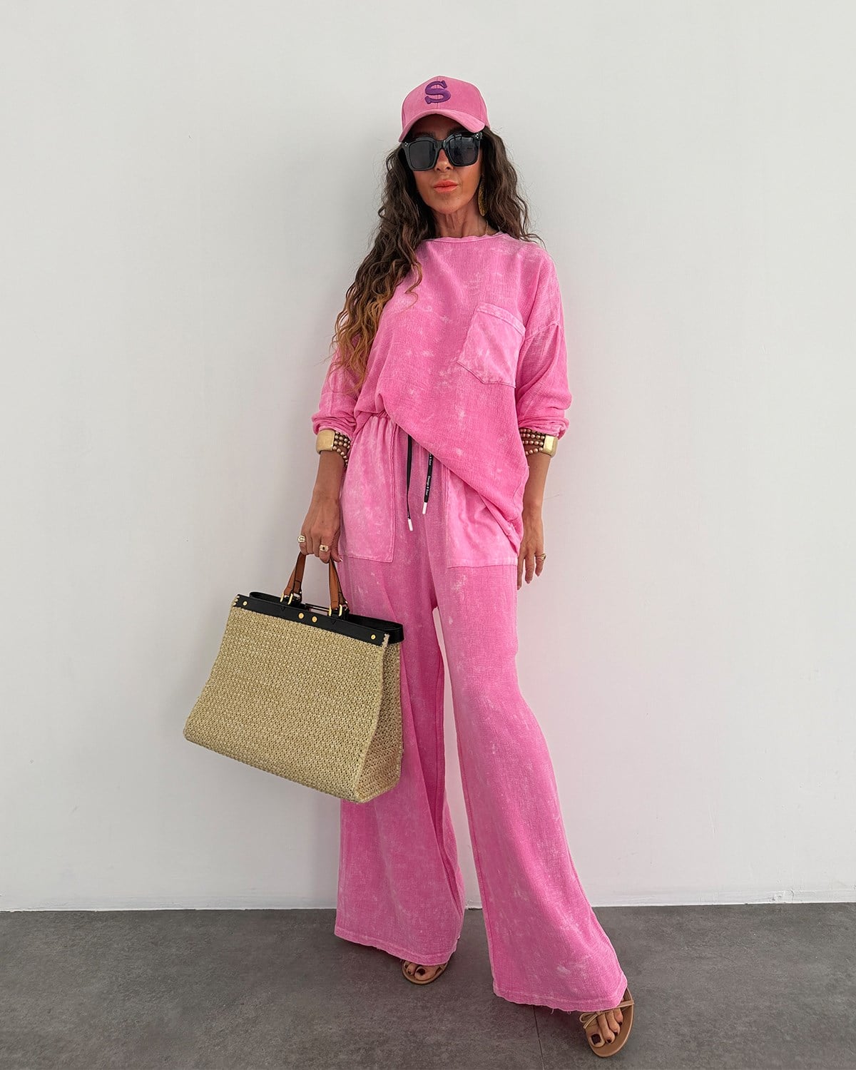 Leona Takım Pembe