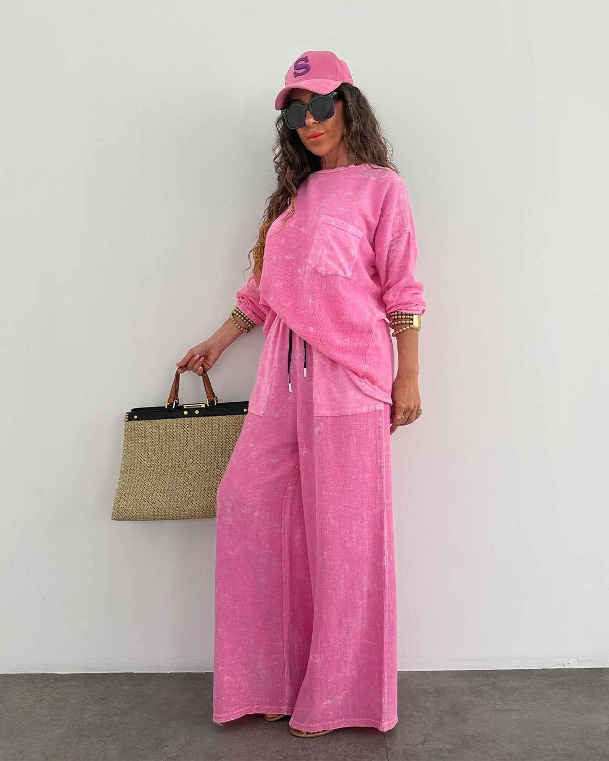Leona Takım Pembe