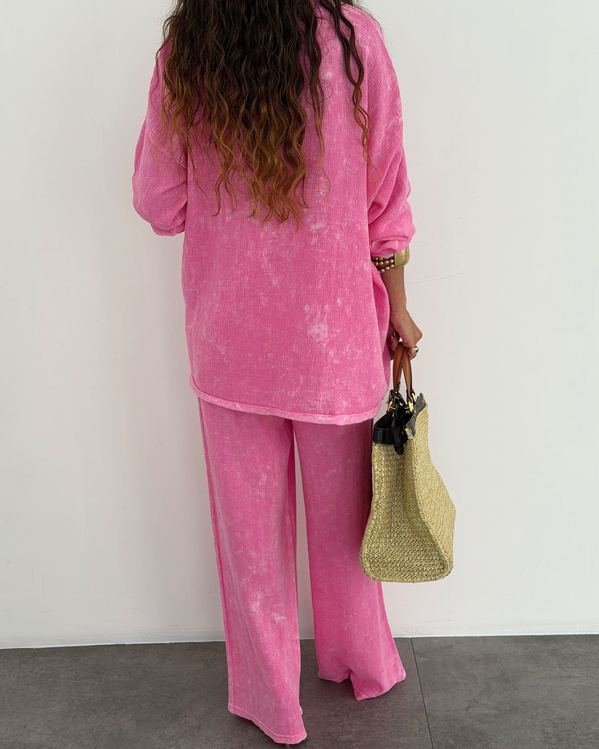 Leona Takım Pembe