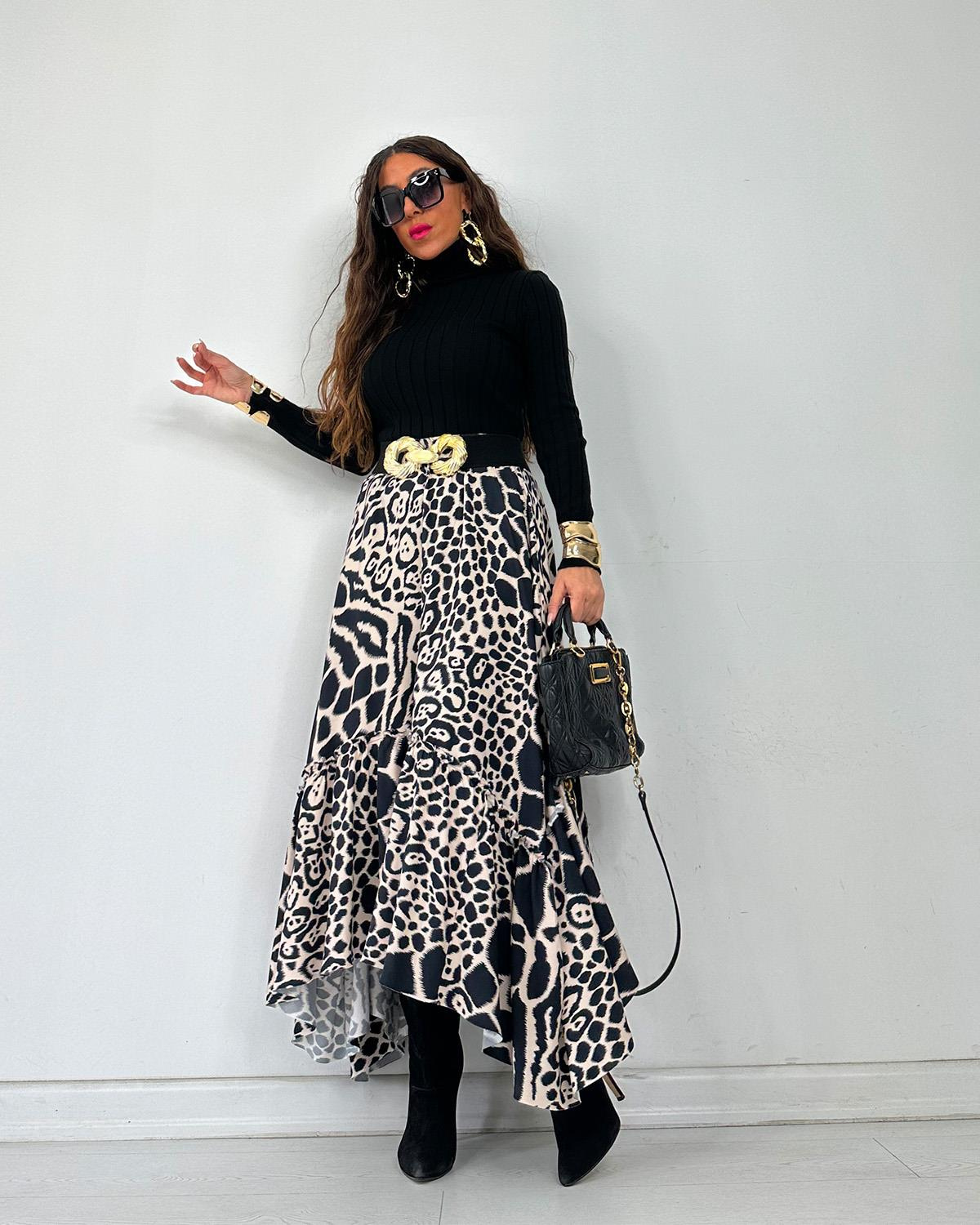 Leopar Etek Siyah
