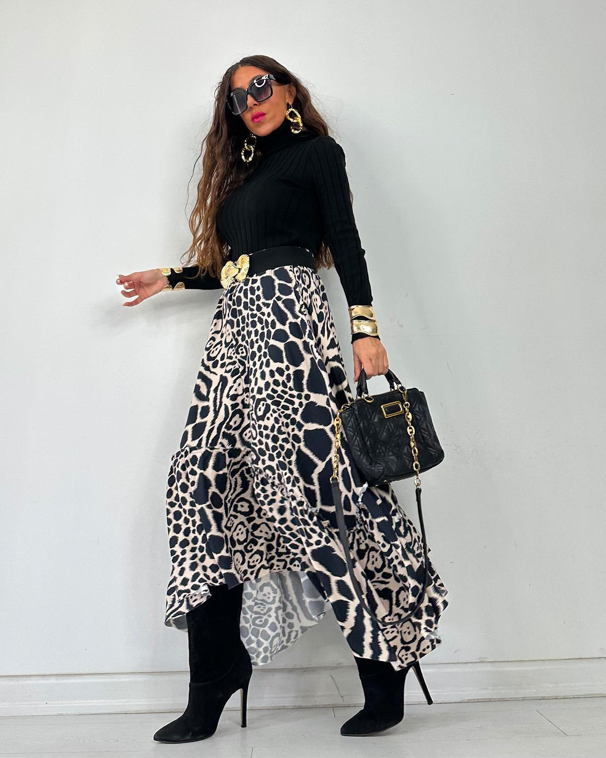 Leopar Etek Siyah