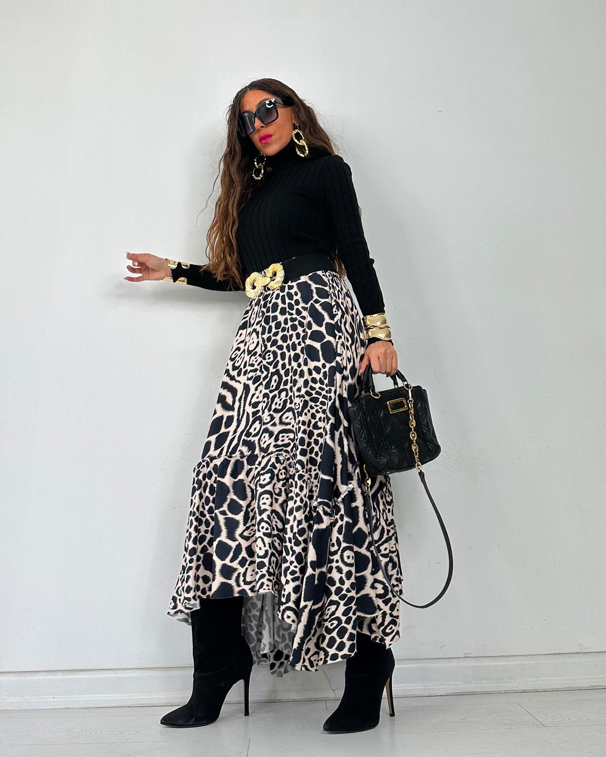 Leopar Etek Siyah