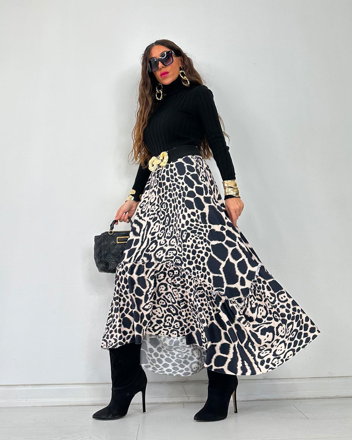 Leopar Etek Siyah