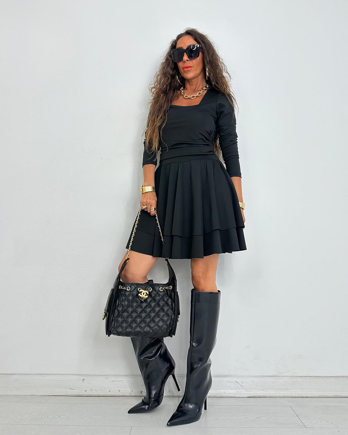 Leydi Mini Elbise