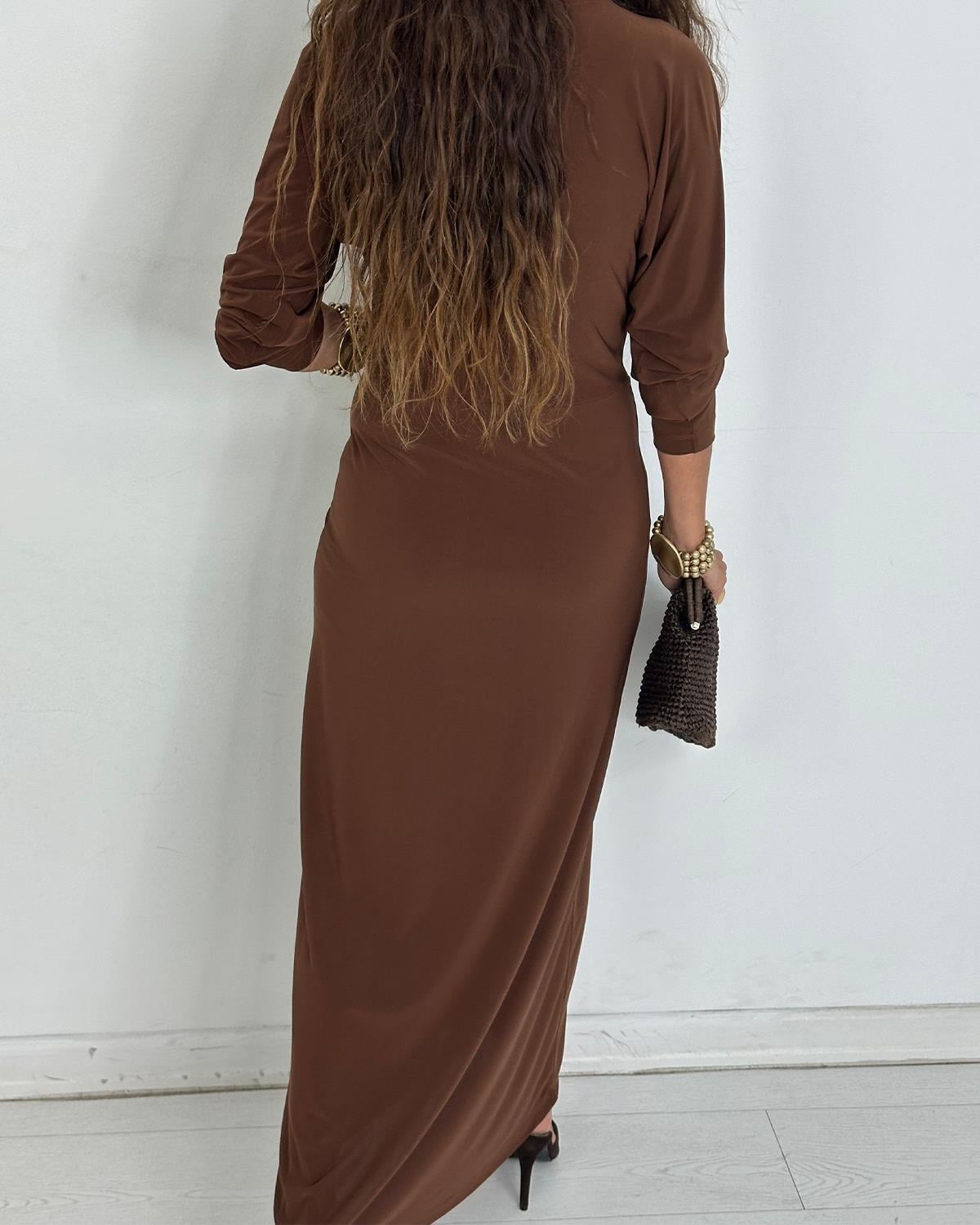 Lidya Elbise Kahve