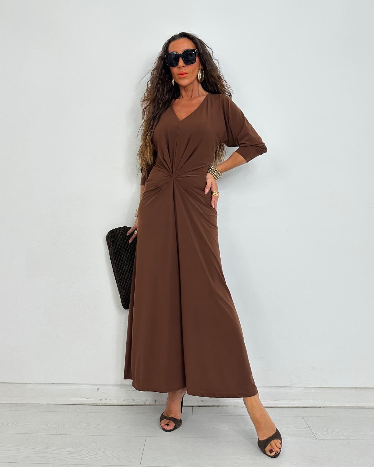 Lidya Elbise Kahve