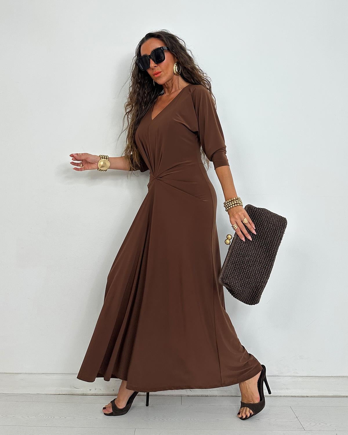 Lidya Elbise Kahve